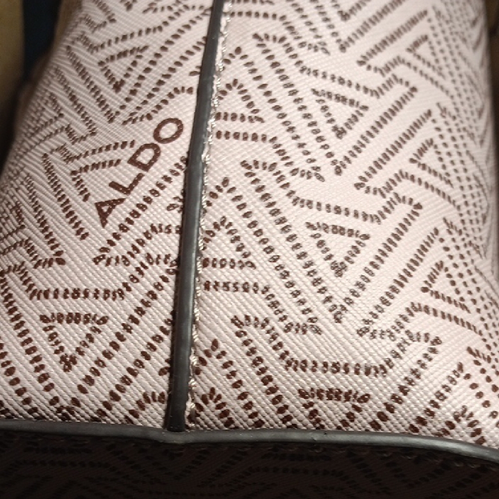 Aldo Pink Geometric Pattern Handbag - image 6